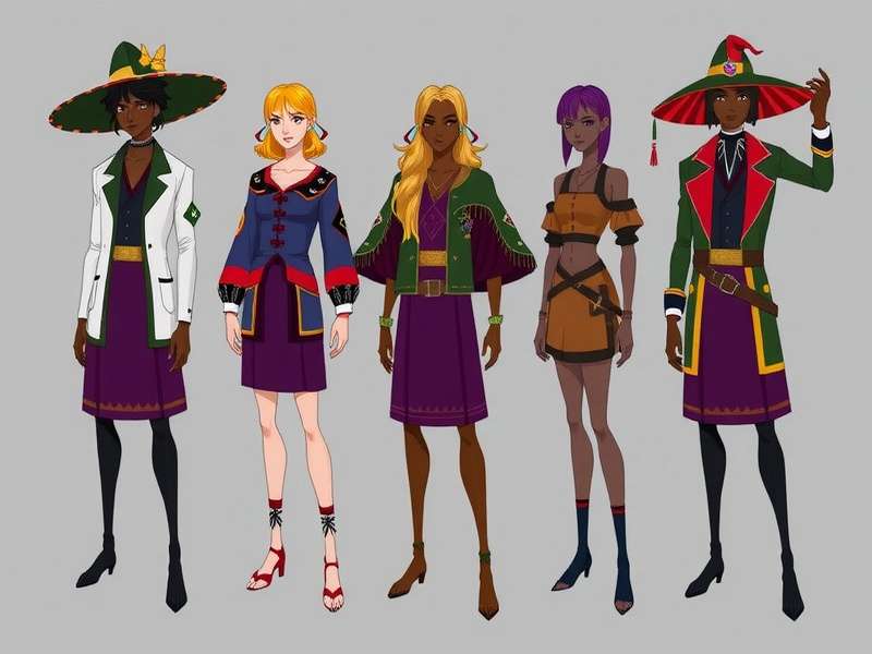 Slum Slam Champ regional character skins showing different traditional outfits
